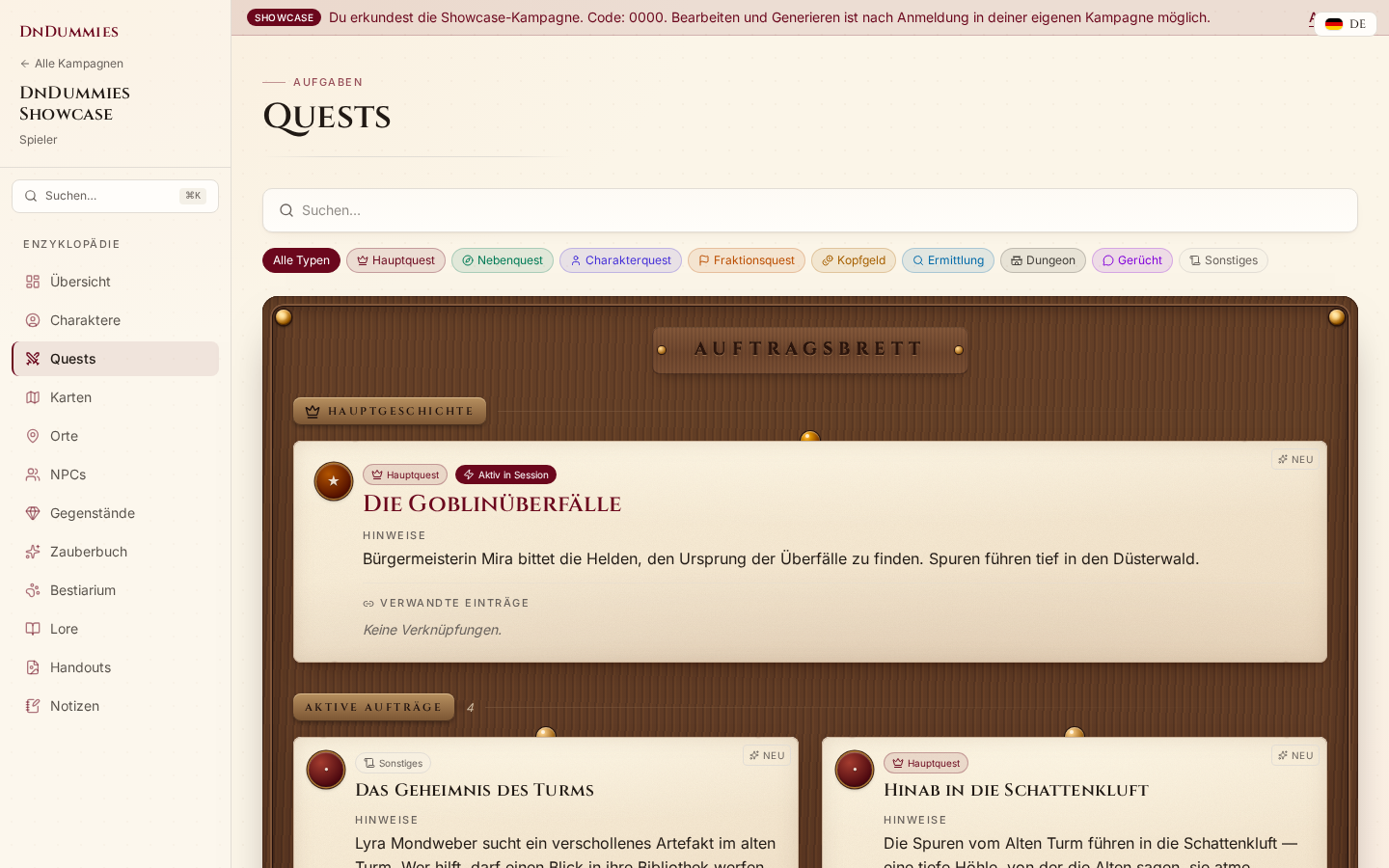 Quest board